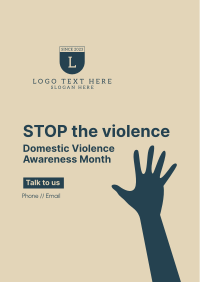 Stop The Violence Poster