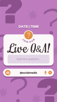 Stylish Live Q&A Instagram Reel