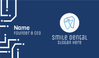 Modern Geometric Tooth Business Card Image Preview