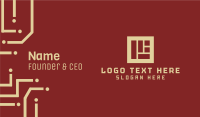 Brick Business Card example 2