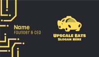 Yellow Taxi Cab Business Card Image Preview