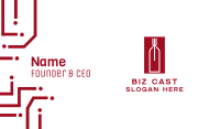 Food Wine Restaurant Business Card