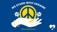 Ukraine Peace Hand Facebook Event Cover