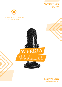 Weekly Podcast Flyer