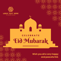 Celebrate Eid Mubarak Instagram Post Design