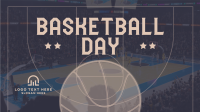 Sporty Basketball Day Animation