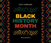 Celebrate Black History Facebook Post