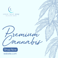 Premium Marijuana Linkedin Post Design