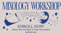 Retro Mixology Workshop Animation