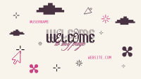 Modern Tech Welcome to My Page YouTube Banner