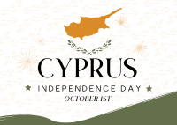 Cyrpus Independence Postcard