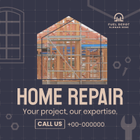 Home Repair Service Instagram Post Image Preview