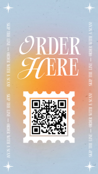 Order With A Scan Instagram Reel Design