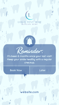 Dental Checkup Reminder Instagram Reel Image Preview