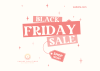 Black Friday Clearance Postcard Design