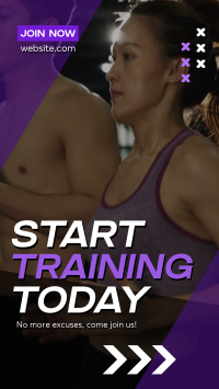 Train Your Body Now Instagram Story Design