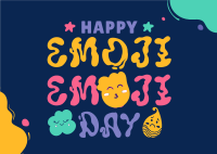 Goofy Emojis Postcard