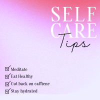 Minimalist Self-Care Instagram Post Design