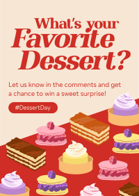 Dessert Day Quirky Flyer