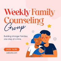 Weekly Family Counseling Instagram Post Image Preview