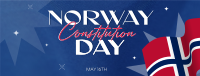 Flag Norway Day Facebook Cover