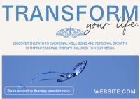 Modern Therapy Consultation Postcard