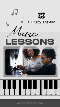Music Lessons Instagram Reel Image Preview