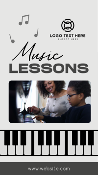 Music Lessons Instagram Reel Image Preview