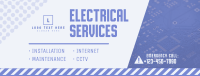 Electrical Services List Facebook Cover Design