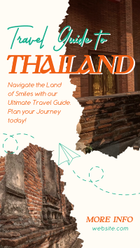 Thailand Travel Guide Facebook Story