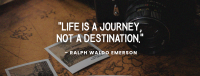 Life is a Journey Facebook Cover Image Preview