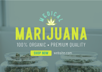 Medicinal Marijuana Postcard example 4