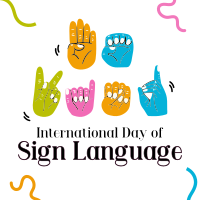 World Sign Language Day Linkedin Post example 3