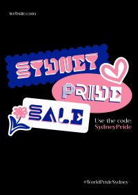 Sydney Pride Stickers Poster