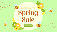 Spring Bee Sale Facebook Event Cover