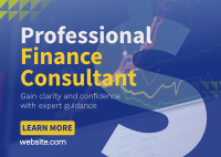 Professional Finance Consultant Postcard