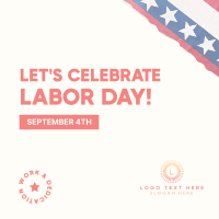 Celebrate Labor Day Instagram Post