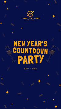 New Year Countdown Party Instagram Story Design