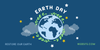 Restore Earth Day Twitter Post