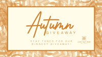 Leafy Fall Giveaway Facebook Event Cover