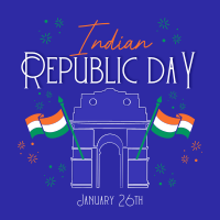 Festive Quirky Republic Day Instagram Post