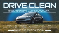 Modern Nostalgia Electric Vehicle Animation