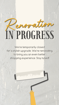 Renovation In Progress Instagram Story