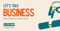 Business Talk Podcast Facebook Ad