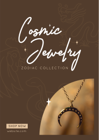 Cosmic Zodiac Jewelry  Poster