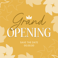 Crown Grand Opening Instagram Post