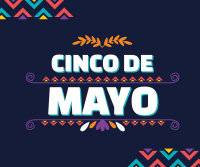 Cinco De Mayo Triangles Facebook Post