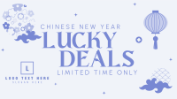 Cute Lucky Deals Facebook Event Cover