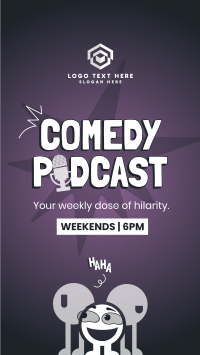 Playful Comedy Podcast Instagram Reel Image Preview