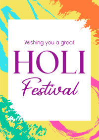 Holi Festival Poster